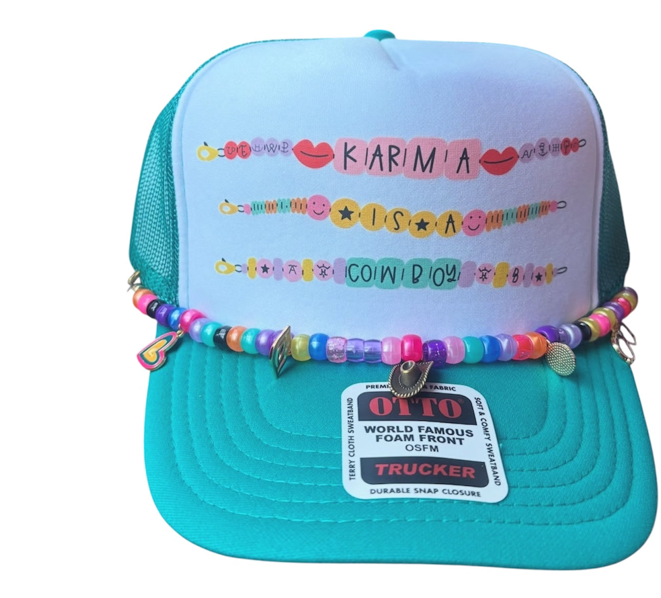 Karma is a Cowboy Beaded Hat